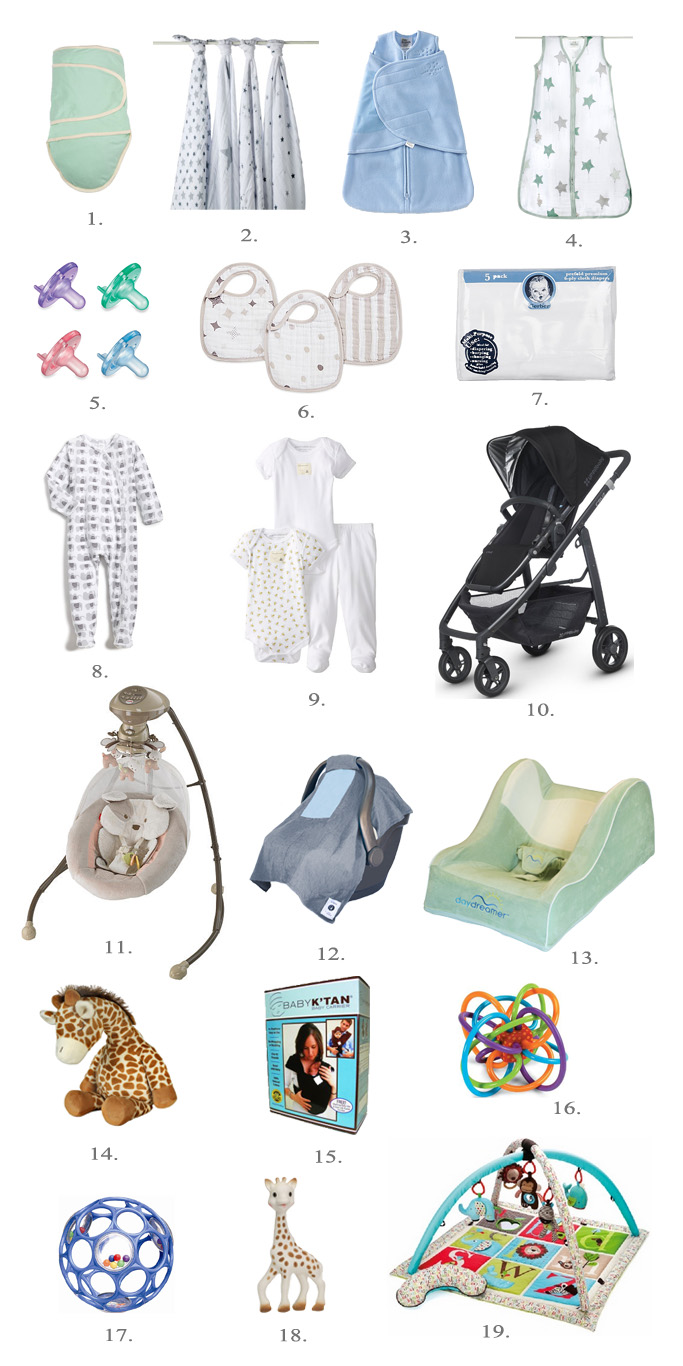 baby necessities first 6 months