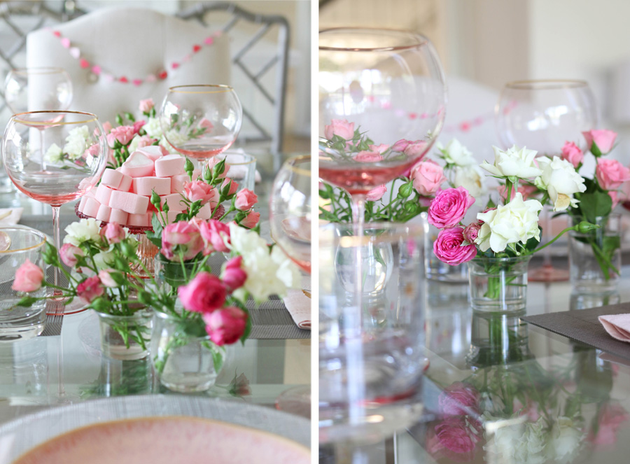 Valentine's Day tablescape