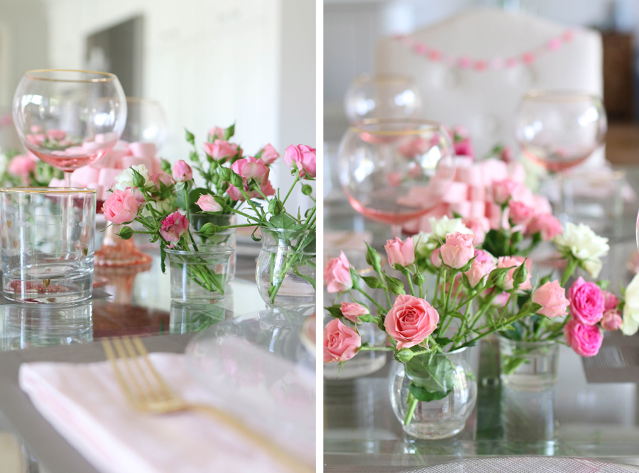 Valentine's Day tablescape