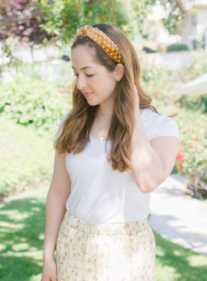 DIY Pearl Knotted Headband