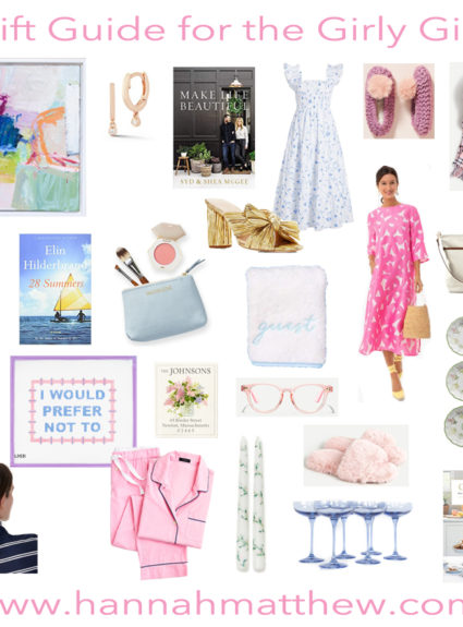 Gift Guide for the Girly Girl