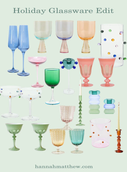 Holiday Glassware Edit